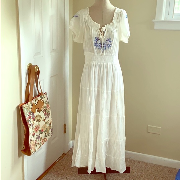 Maxi Embroidered Dress - Picture 1 of 3